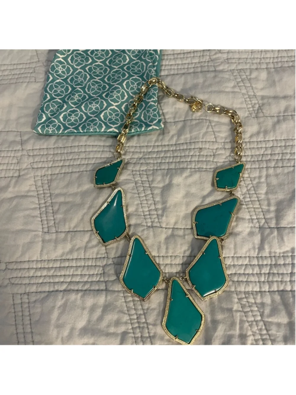 Teal Statement Necklace
